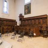 Il vero elemento di pregio � per� il coro ligneo in massello di noce risalente al 1544 e restaurato nel 1995